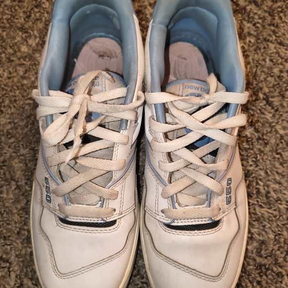 New Balance 550 White and Blue Sneakers Size 10 Men's - Picture 3 of 6